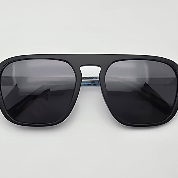 Blenders Jamie O’Brien Matte Black Frame Polarized Smoke Lens Aviator Sunglasses - Picture 13 of 16